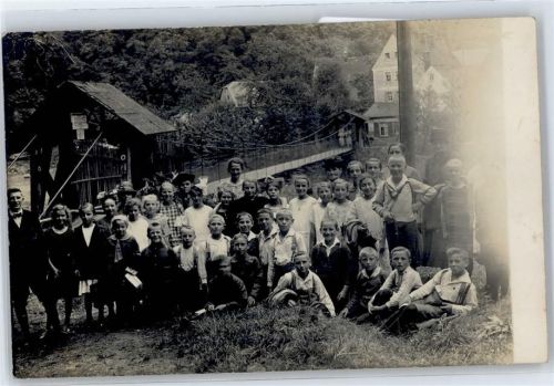 Greiz Kinder , Schulklasse , Foto-Karte