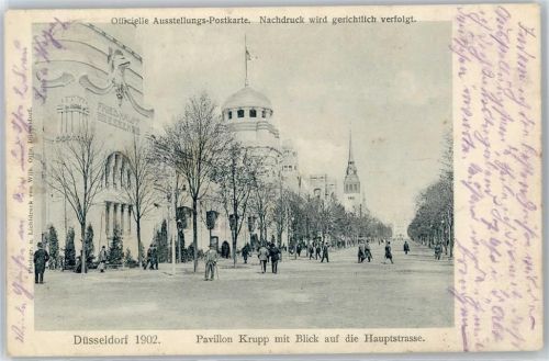 Düsseldorf Pavillon Krupp, Hauptstraße