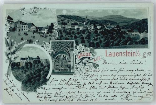 Lauenstein Marktplatz, Schloß