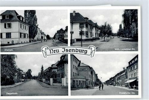 Neu-Isenburg Rheinstraße, Wilhelm-Leuschner-Straße, Zeppelinstraße, Frankfurter Straße