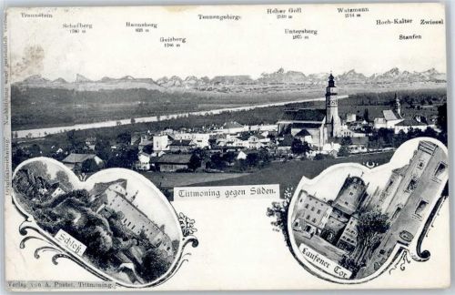Tittmoning Laufener Tor verziert