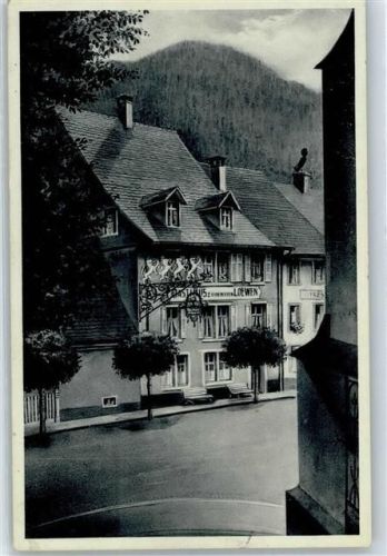 79677 W7869 Schönau im Schwarzwald - Gasthaus Zu den 4 Löwen