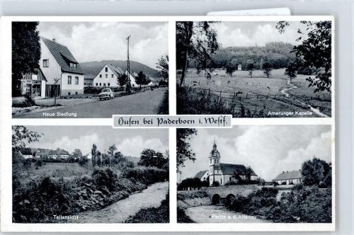 Husen Neue Siedlung, Amerunger Kapelle, Teilansicht, Kirche