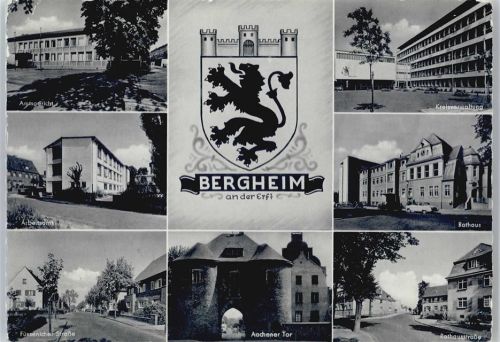 50126 W5010 Bergheim , Erft - Rathaus , Arbeitsamt , Füssenicher Strasse