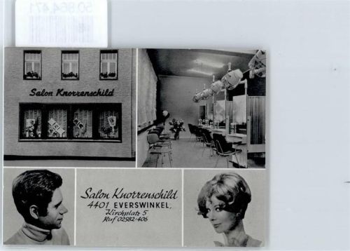 Everswinkel Kalender 1970, Frisör Salon Knorrenschild