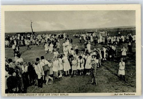 Köslin Ostsee-Erholungsheim Nest der Stadt Berlin, Auf der Festwiese