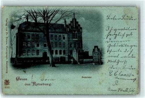 Dorotheenhof 1899 Seminar