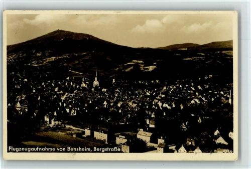 Bensheim Luftaufnahme