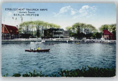 Treptow Etablissement Friedrich Knape vormals Zenner