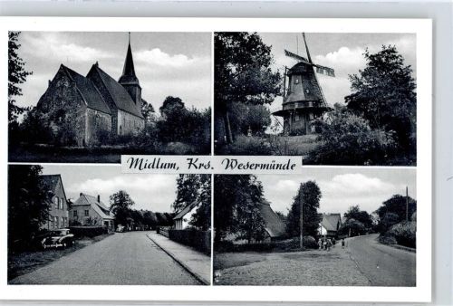 Midlum Windmühle , Dorfstrasse