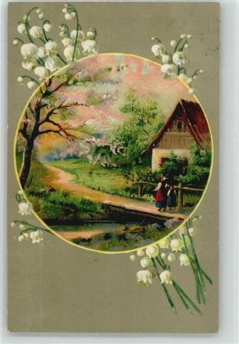 Litho Maiglöckchen 1908