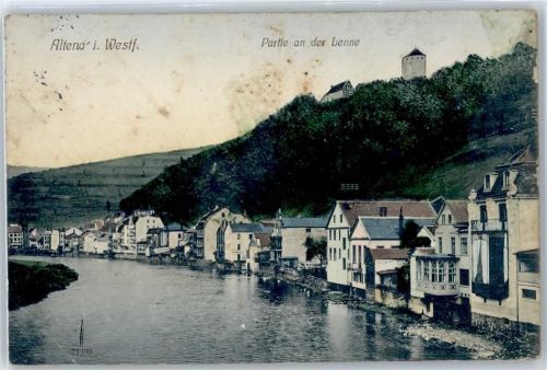 Altena Partie an der Lenne