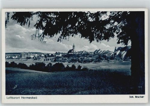 Hermeskeil 1965 Teilansicht Kirche