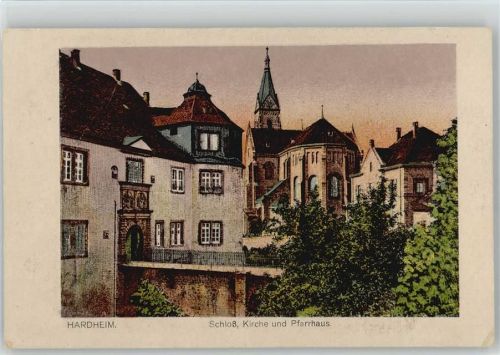 Hardheim Schloß Kirche Pfarrhaus