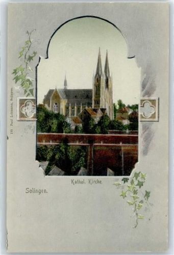 Solingen kath. Kirche verziert