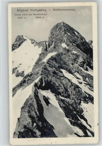 Allgäuer Hochgebirge Heilbronnerweg Bayern