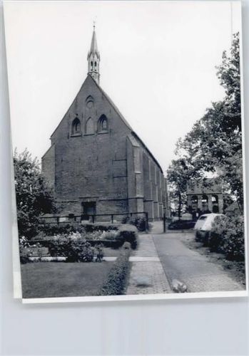 Hinte Foto mit Negativ, Kirche