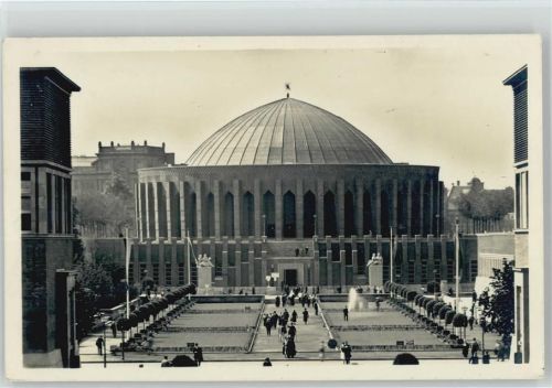 Düsseldorf Ausstellung 1926 Rheinhalle Planetarium Ehrenhof