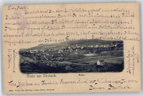 Stockach , Prägedruck