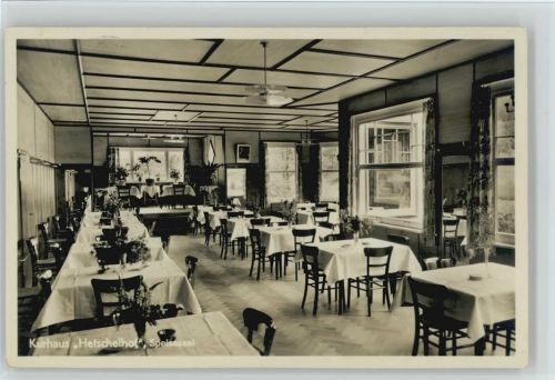 Enzklösterle Kurhaus "Hetschelhof"Innenaufnahme Speisesaal