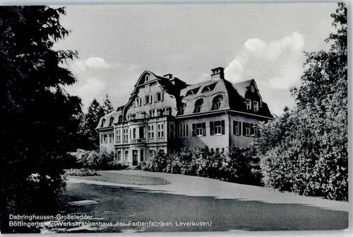 Dabringhausen Böttingerheim, Werkskrankenhaus der Farbenfabriken Leverkusen