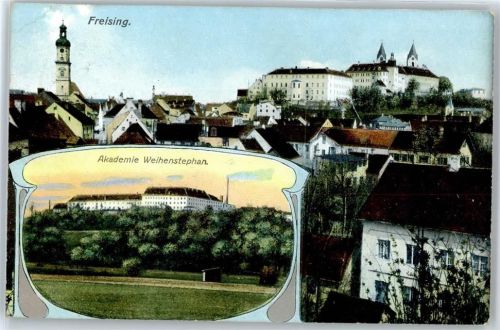 Freising Teilansicht, Akademie Weihenstephan