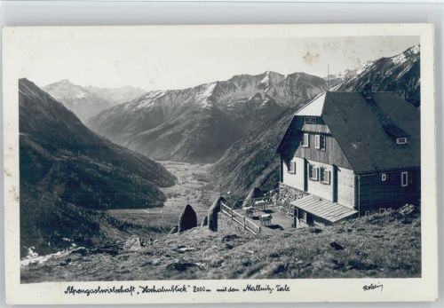 Mallnitz Alpengastwirtschaft Hochalmblick