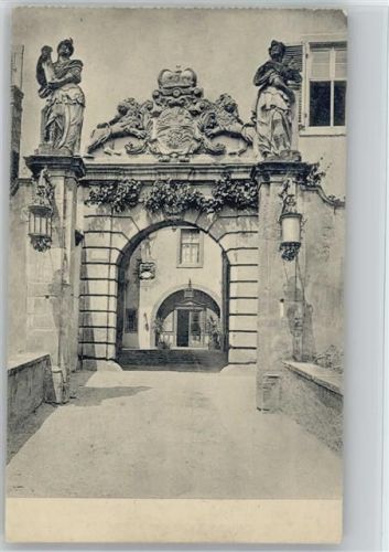 Gundelsheim Schloßportal Hornegg
