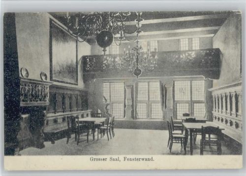 Bremen Alt Bremer Haus - 1908 AK - Grosser Saal