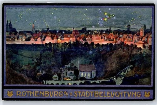 Rothenburg Stadtbeleuchtung