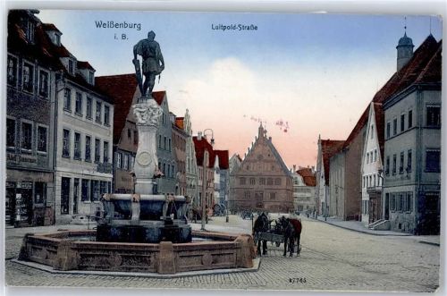 Weißenburg Luitpold-Straße, Brunnen, Denkmal