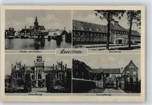 Leer Hafen Kaserne Evenburg Haneburg