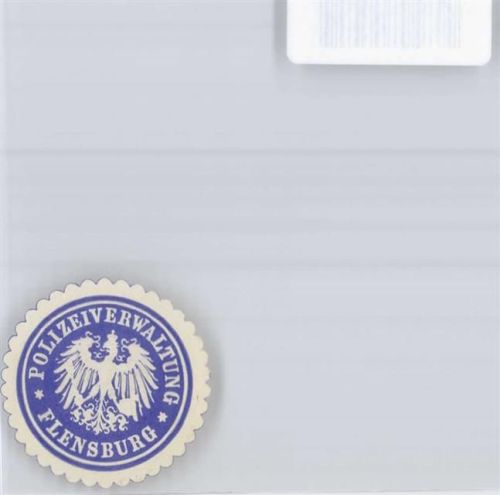 Flensburg Siegel, Polizei-Verwaltung