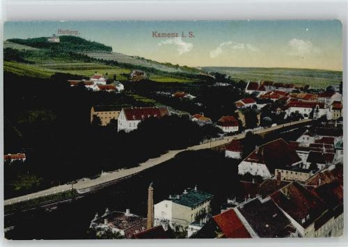 01917 O8290 Kamenz Foto AK Luftaufnahme