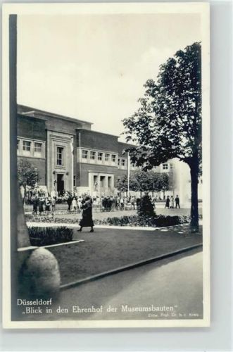 Düsseldorf Grosse Ausstellung 1926 Ehrenhof Museumsbauten