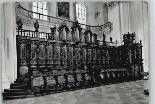 Weingarten Chorgestühl Basilika Innenaufnahme