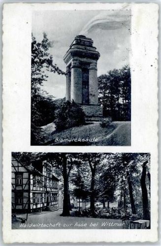 Wittmar Bismarcksäule, Waldwirtschaft zur Asse