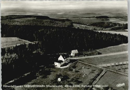 57580 W5241 Gebhardshain - Kurhaus Waldfrieden Luftaufnahme