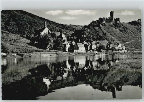 Beilstein 1957 Foto AK Burg Metternich