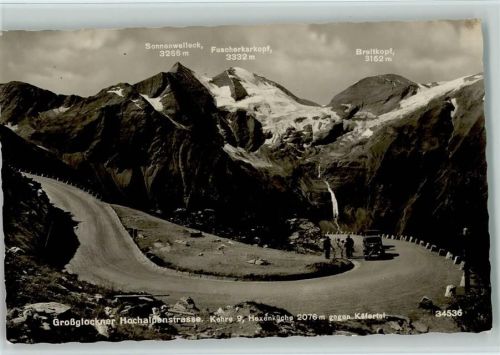 Zell Sonnenwelleck Fuscherkarkopf Breitkopf Großglockner Hochalpenstrasse Kehre 9 Hexenküche