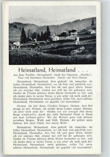 1935 - 1940 Verlag Franke Nr. 17 a.d. Tonfilm Heimatland