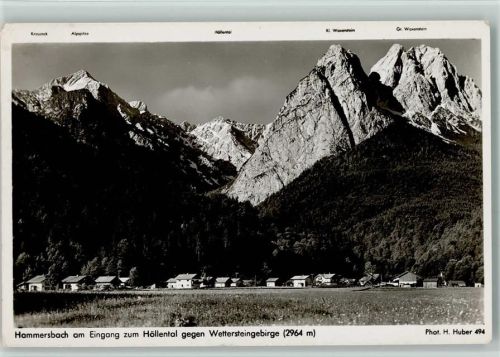 Hammersbach Wettersteingebirge Photo H. Huber