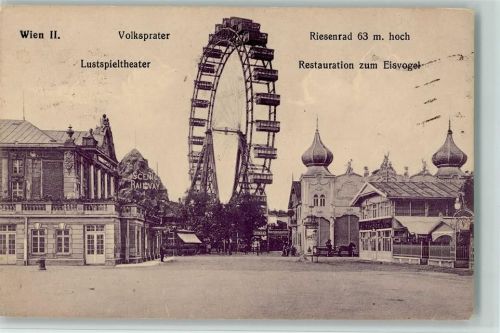 Wien Lustspieltheater Volksprater Riesenrad Restauration zum Eisvogel