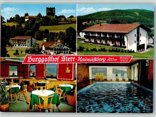 Neunußberg Burggasthof Sterr Innenaufnahmen Gästehaus Burgfried