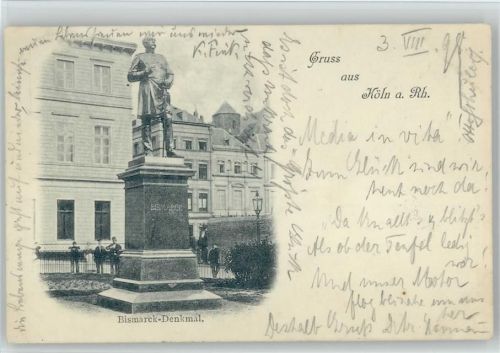 Köln Stadt AK 1898 Denkmal