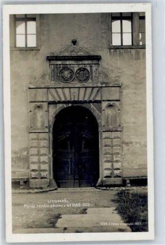 Litomysl Portal renais zamky