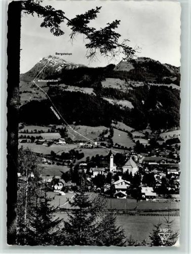 Kitzbühel mit Kitzbühler Horn 1966 AK Tirolver Kunstverlag Nr. 8357 AK