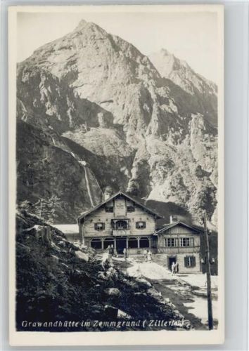 Zillertal Grawandhütte Hüttenstempel