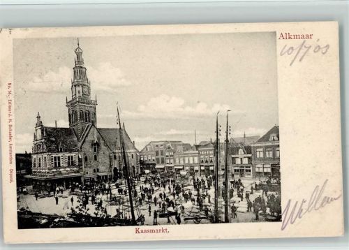 Alkmaar 1903 Kaasmarkt Käsemarkt