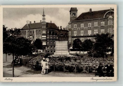 Aalborg Bahnhofsplatz Park Hotel Denkmal Banegaardspladsen